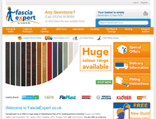 Tablet Screenshot of fasciaexpert.co.uk